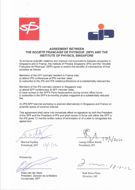 SFP-IPS MOU